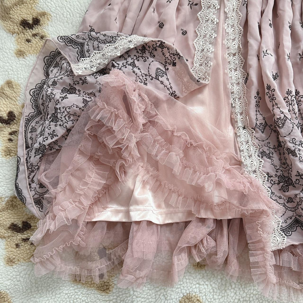 axes femme maroon 2 way tulle sleeveless dress ⋆ ˚。⋆୨୧˚