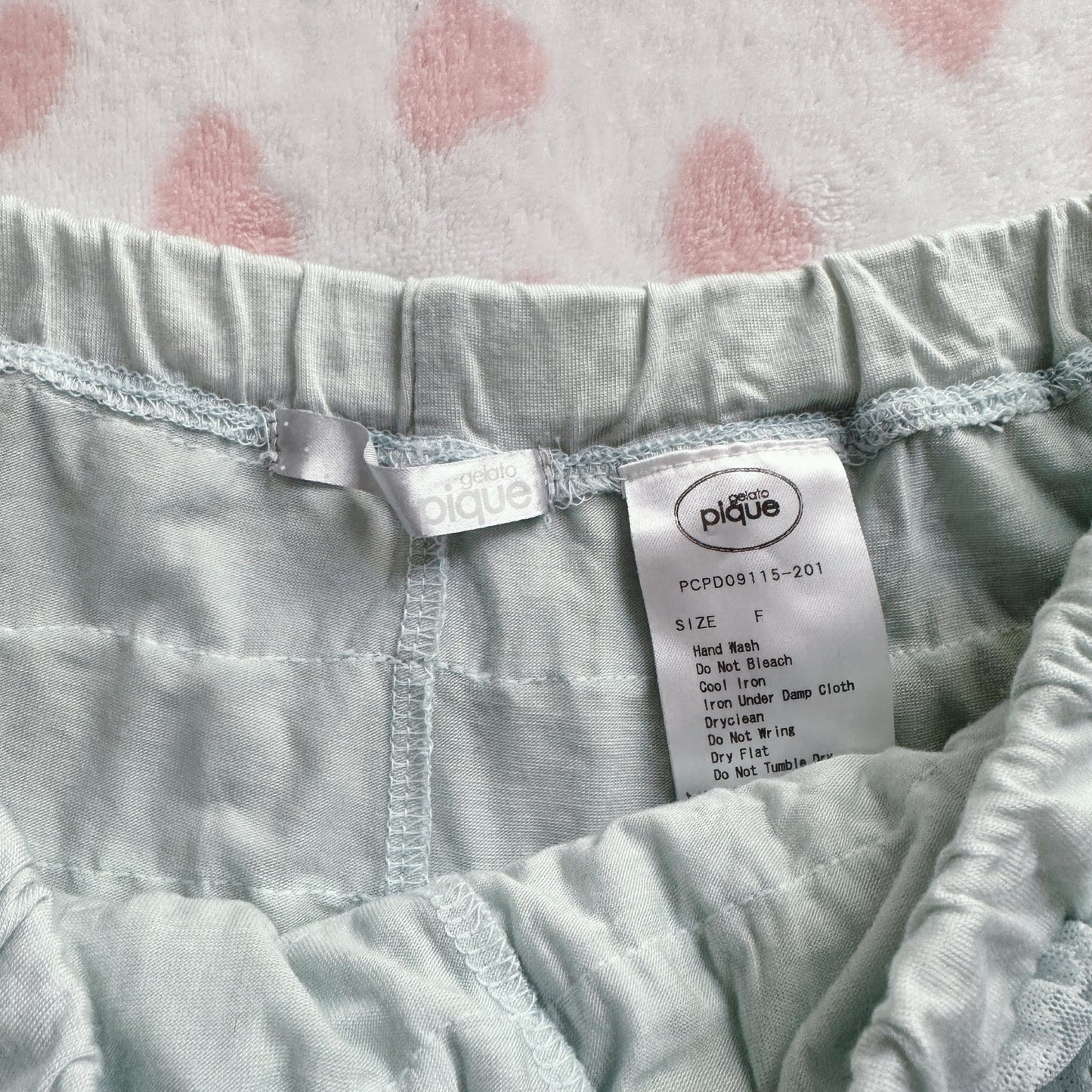 turquoise blue ruffle tiered shorts ⋆ ˚。⋆୨୧˚