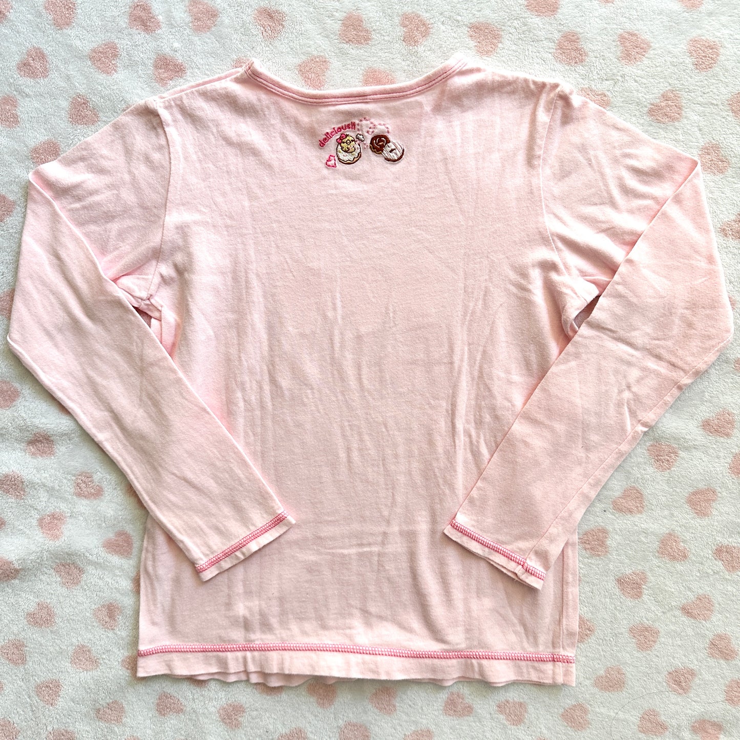 pink mezzo piano strawberry friends graphic longsleeve ☆🍓