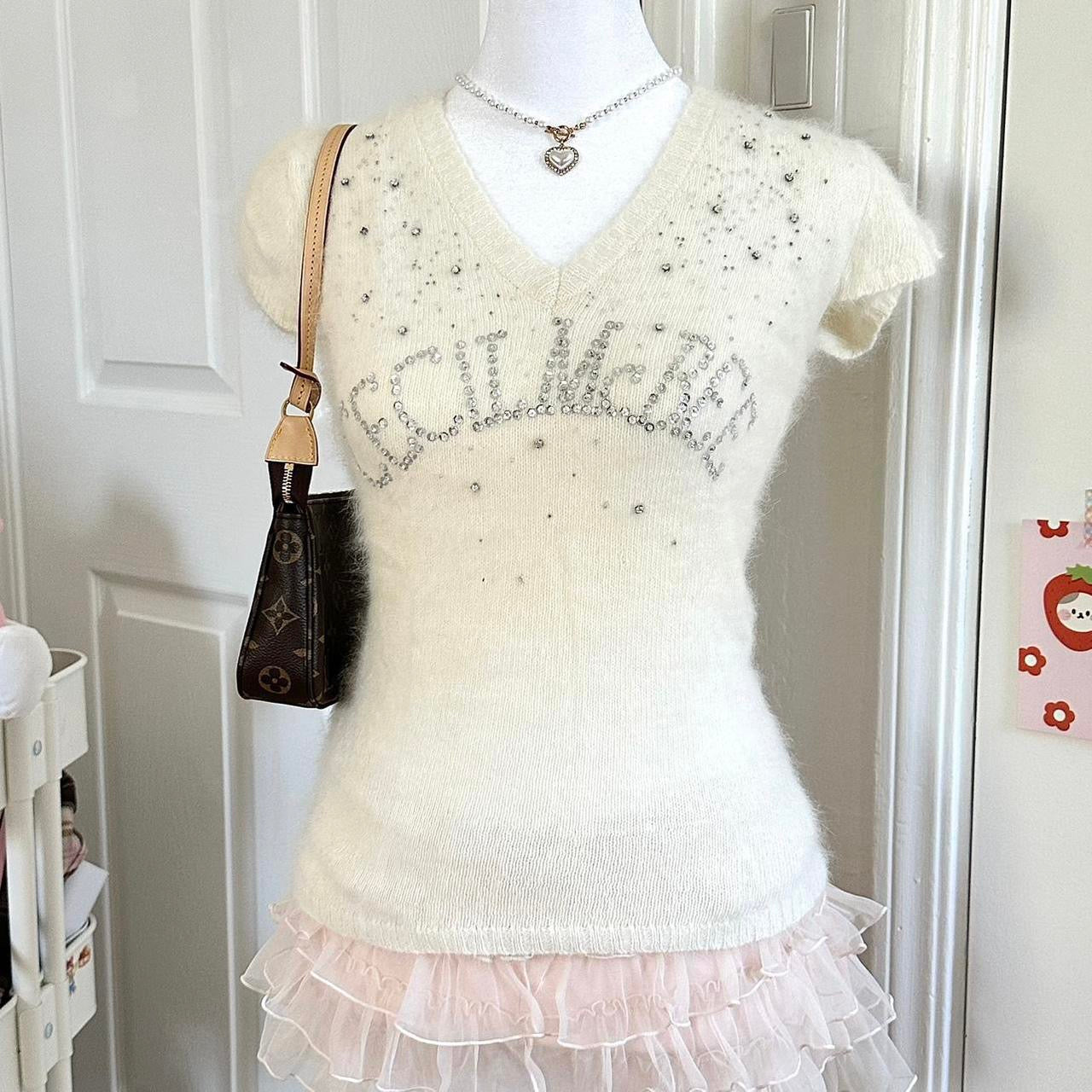 cecil mcbee soft angora gem top🍦⋆ ˚｡⋆୨୧˚