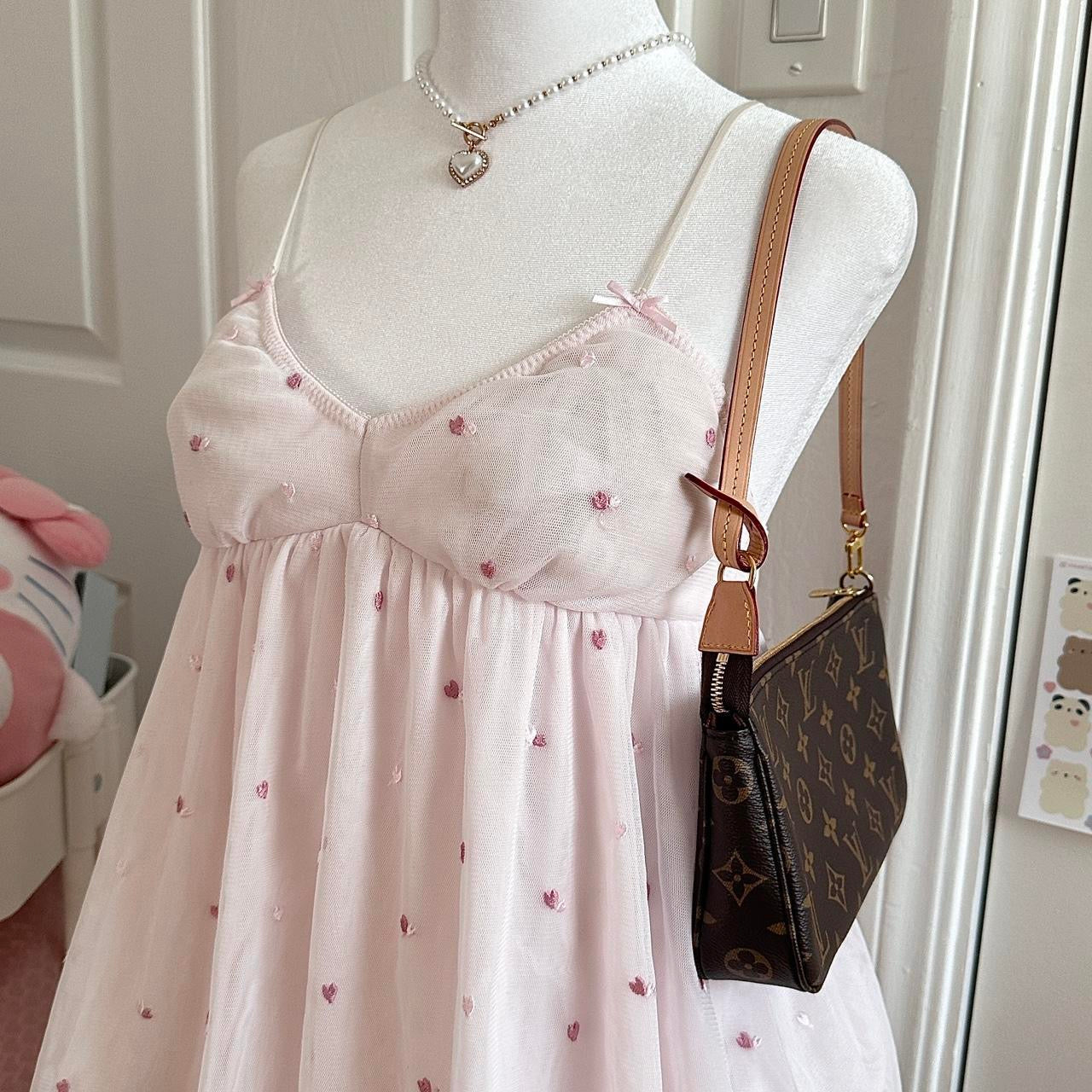 gelato pique pink hearts babydoll camisole ♡