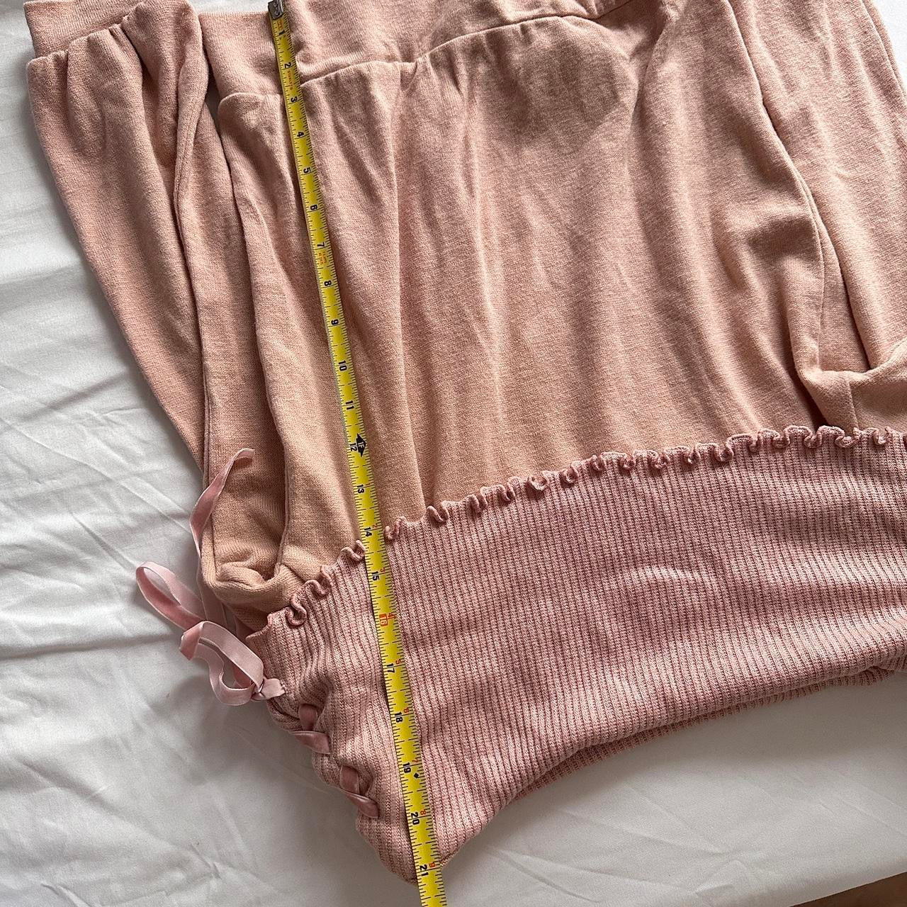 japanese pink ribbon off shoulder long sleeve ☆