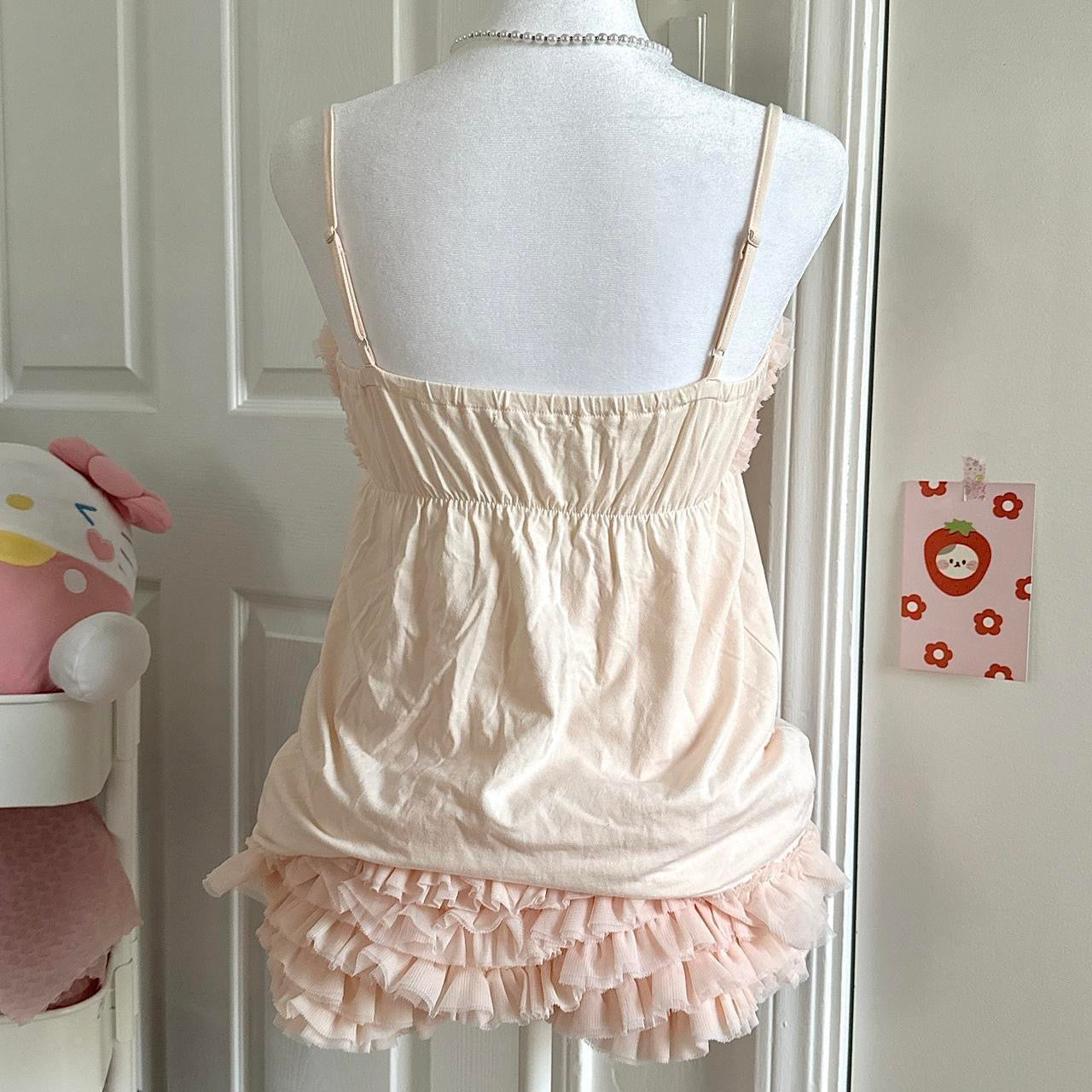 gelato pique pink ruffled shorts ☆