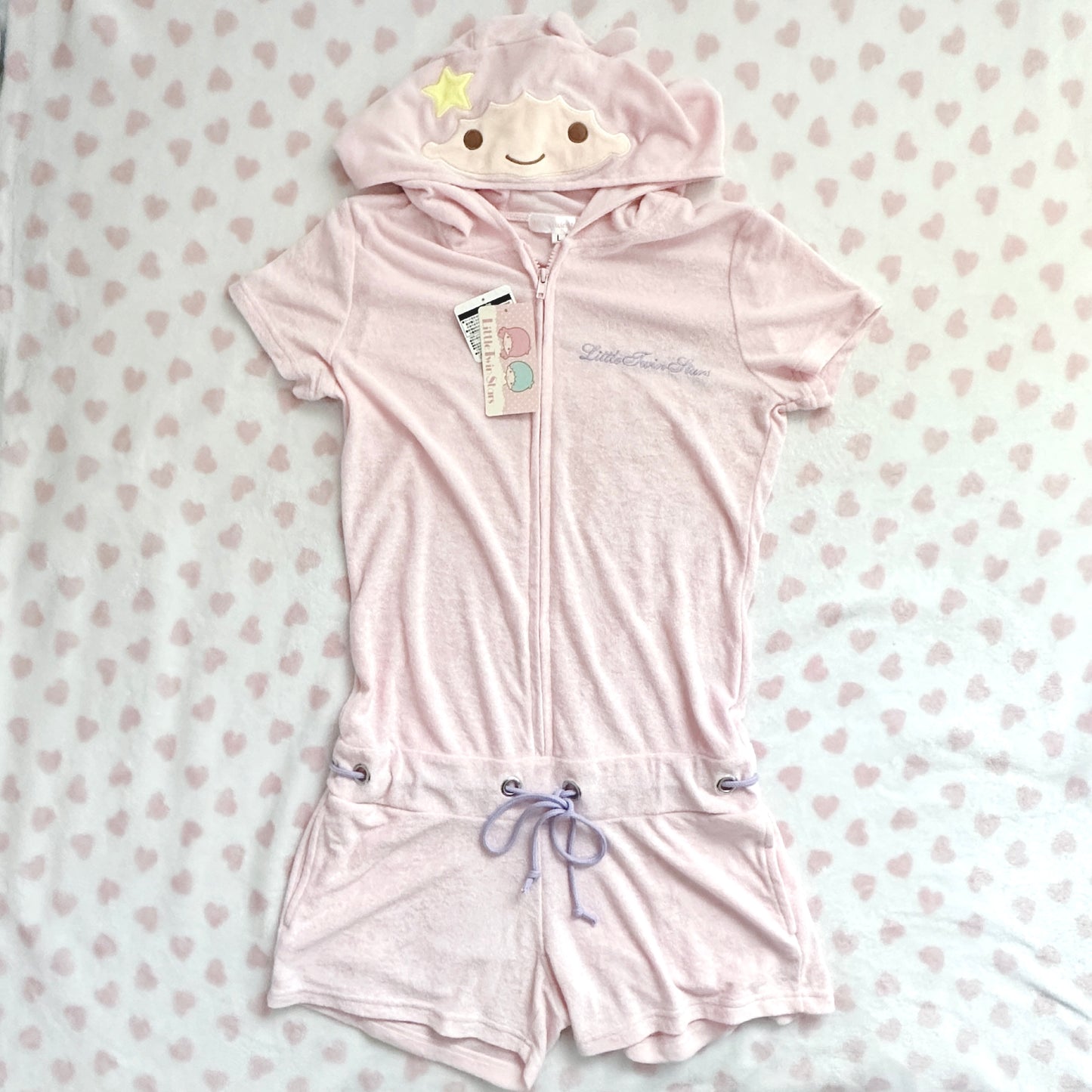 little twin stars one piece pajamas ໒꒰ྀི´͈ ᵕ  `͈ ꒱ྀི১🎀