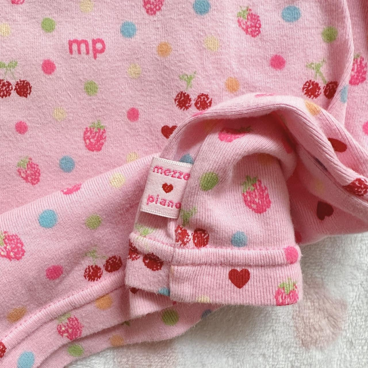 mezzo piano pink patterned long sleeve ⋆ ˚｡⋆୨୧˚